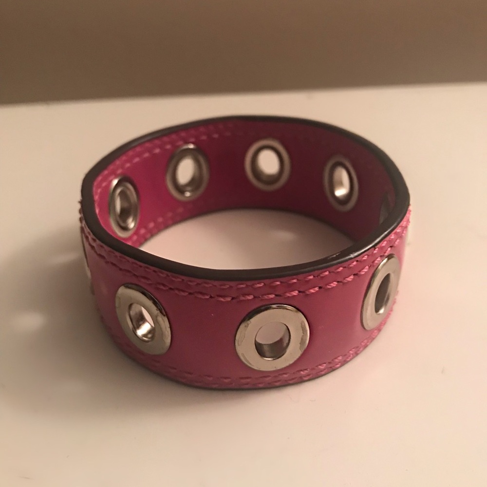Coach Pink Cuff Bracelet